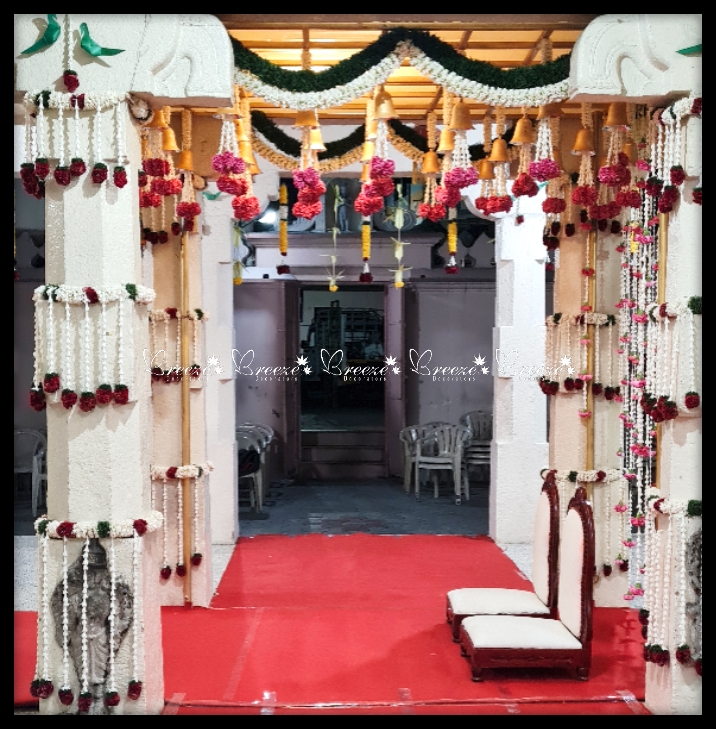 Temple bridal decoration Coimbatore Breeze Decorators